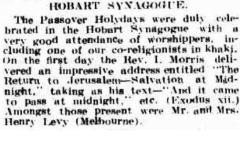 Hobart synagogue