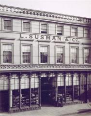 Photo of Leo Susman's shop