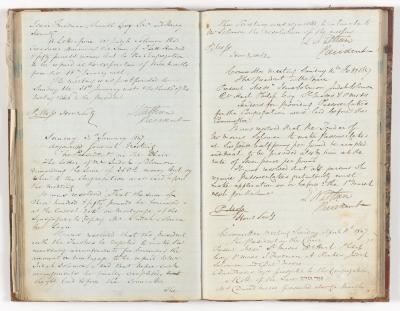 Meeting Minutes, 24 January 1847