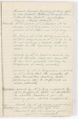 Meeting Minutes, 31 May 1931
