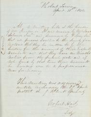 Meeting Minutes, 10 April 1842