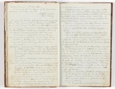 Meeting Minutes, 5 June 1843