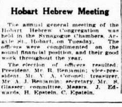 Hobart Hebrew Meeting
